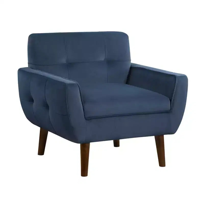 Chaise d'appoint moderne 1pc Chaise de salon en velours