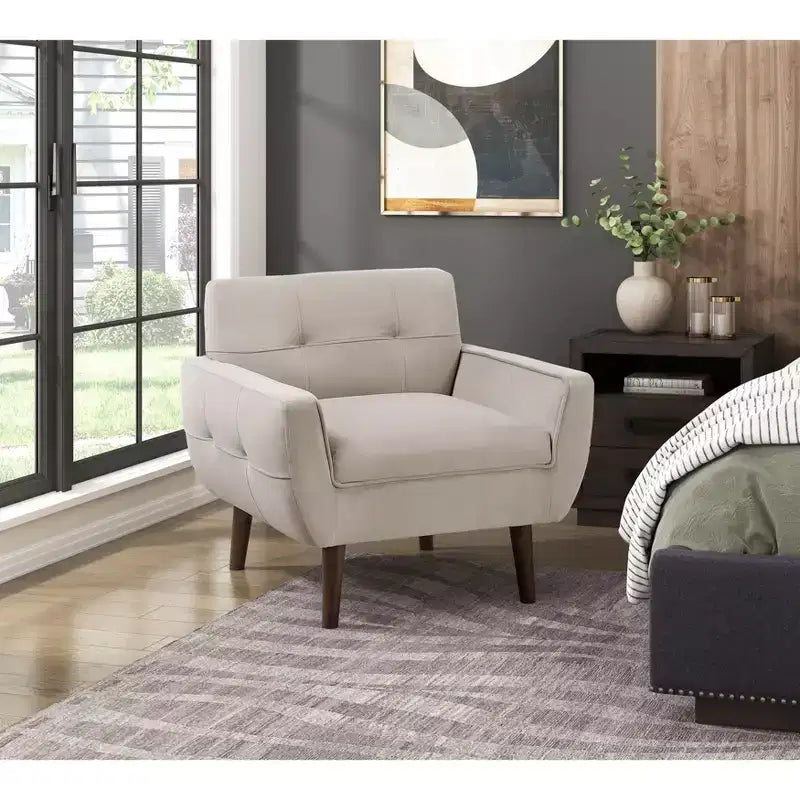 Chaise d'appoint moderne 1pc Chaise de salon en velours