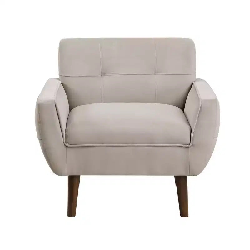 Chaise d'appoint moderne 1pc Chaise de salon en velours
