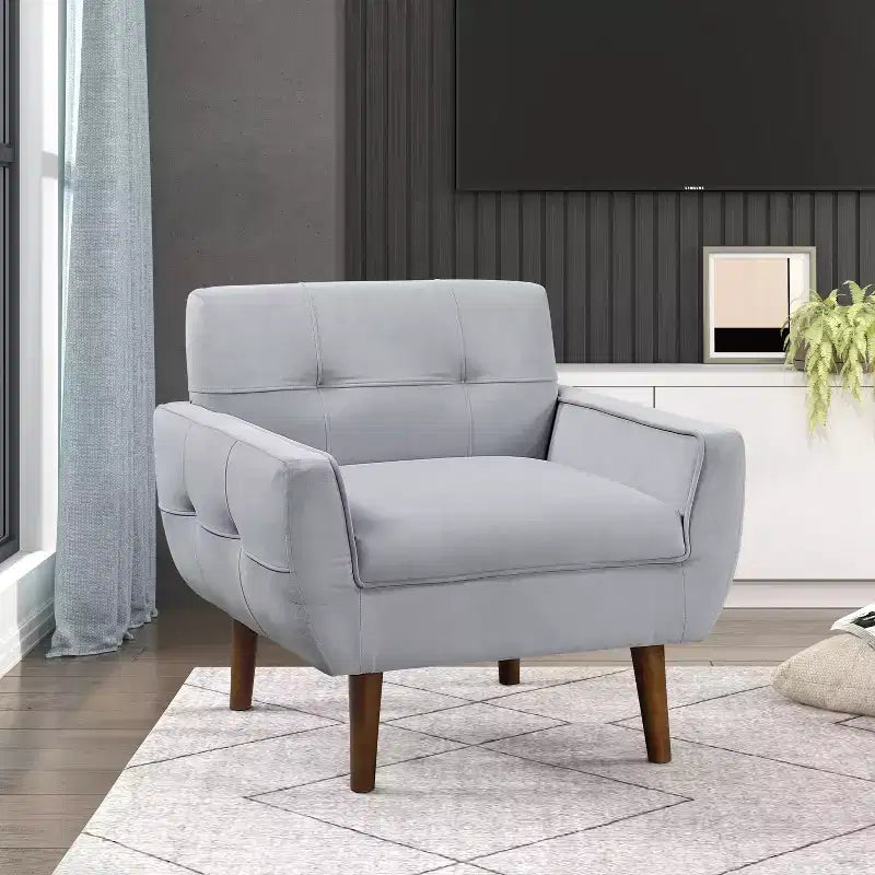 Chaise d'appoint moderne 1pc Chaise de salon en velours