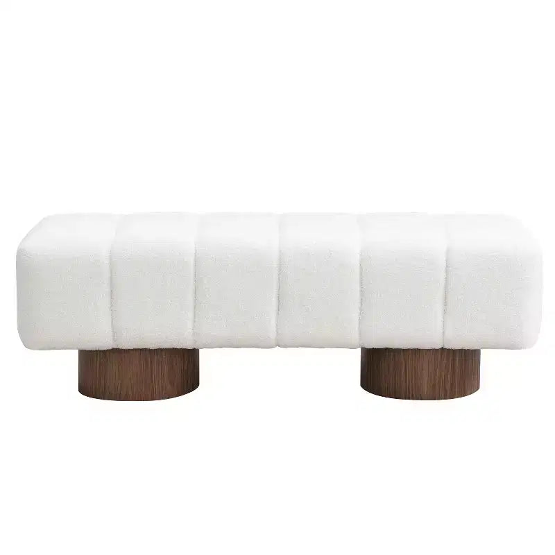 Banc de salle à manger contemporain multifonctionnel en chenille