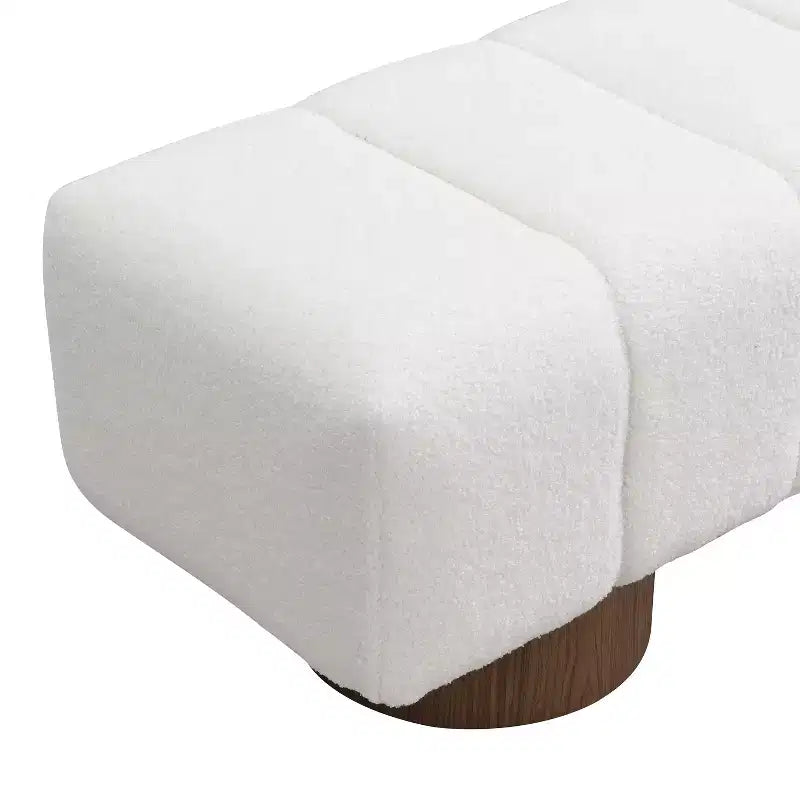 Banc de salle à manger contemporain multifonctionnel en chenille