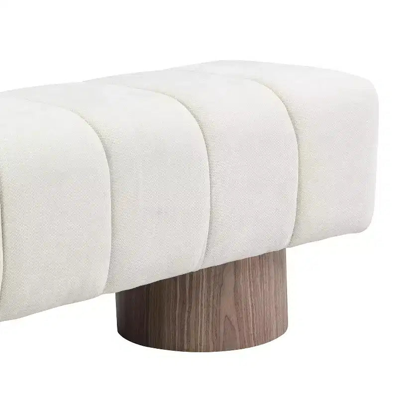 Banc de salle à manger contemporain multifonctionnel en chenille