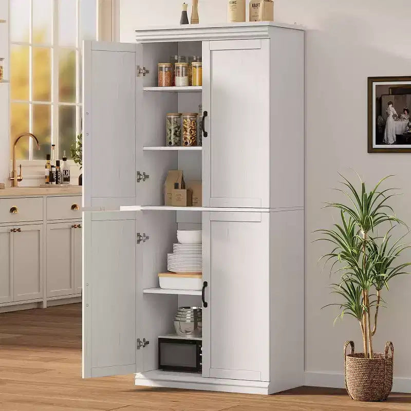 Meuble de cuisine, avec 4 portes, 2 étagères réglables