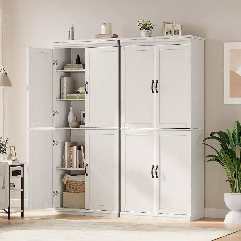 Meuble de cuisine, avec 4 portes, 2 étagères réglables