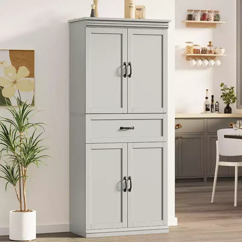 Meuble de cuisine, avec 4 portes, 2 étagères réglables