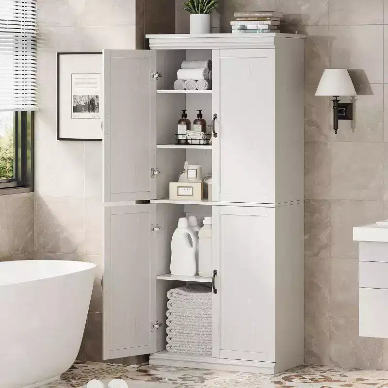 Meuble de cuisine, avec 4 portes, 2 étagères réglables
