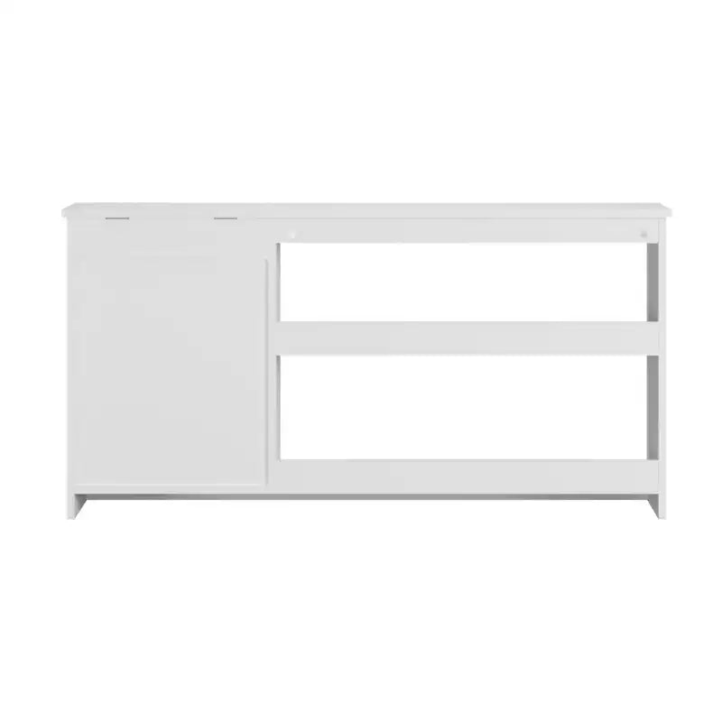 Étagère à livres et meuble de rangement pour jouets pour enfants avec tableau noir C Organisateur moderne blanc