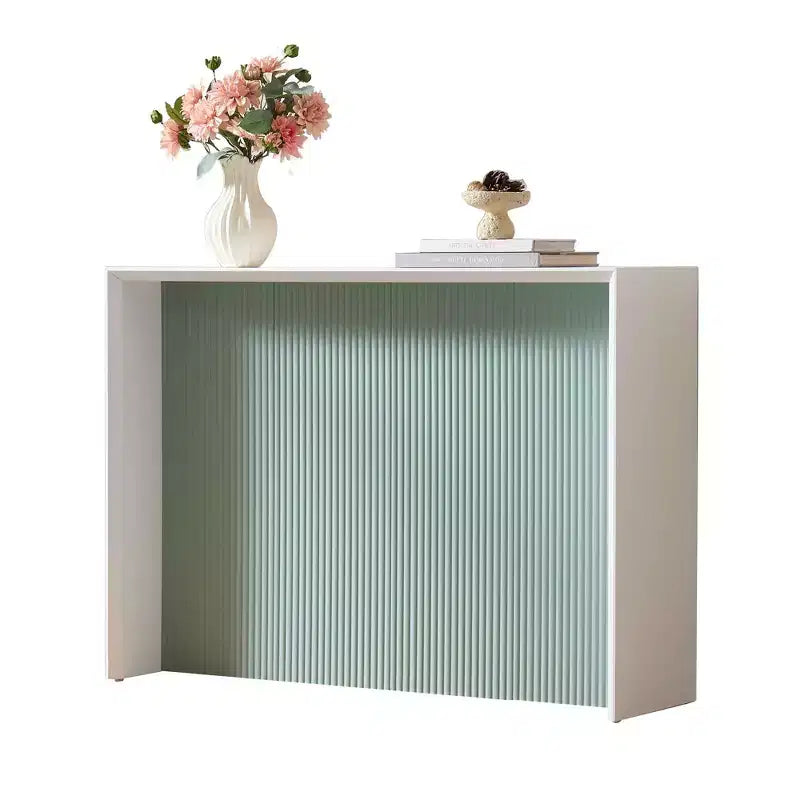Console contemporaine avec façade ondulée