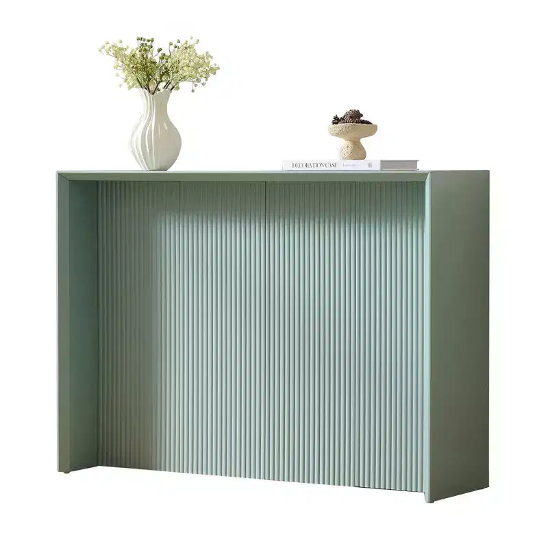 Console contemporaine avec façade ondulée