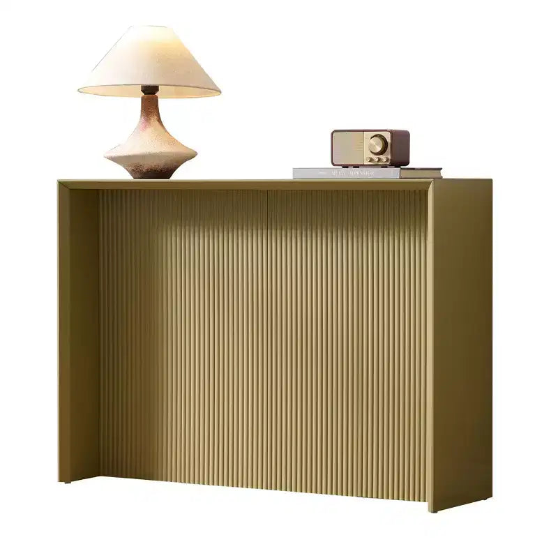 Console contemporaine avec façade ondulée