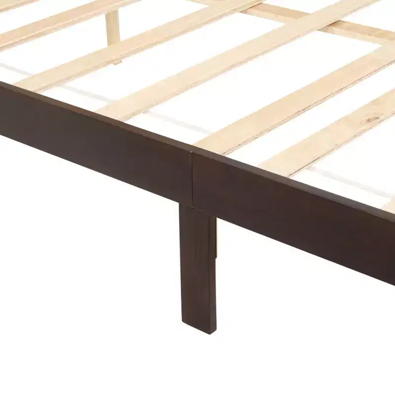 Cadre de lit Queen avec rangement sous le lit, haute capacité de poids, métal robuste