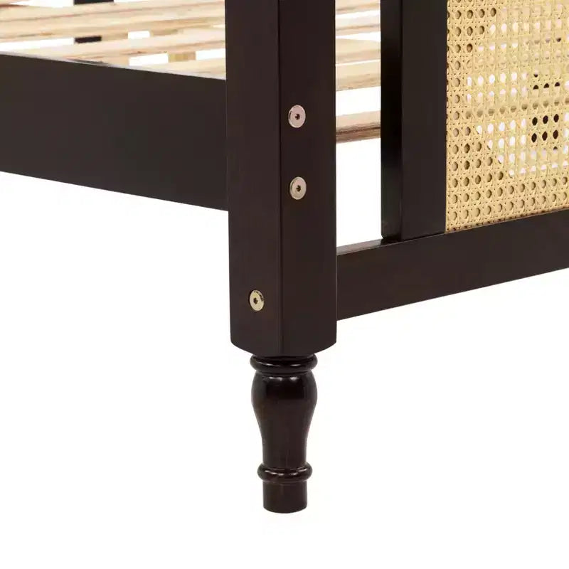 Cadre de lit Queen avec rangement sous le lit, haute capacité de poids, métal robuste